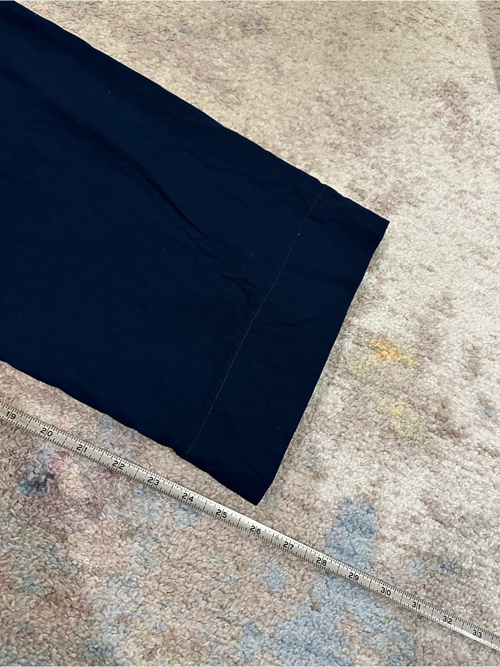 Maeve Anthropologie The Colette Wide Leg Navy Pants 26 - Picture 9 of 9